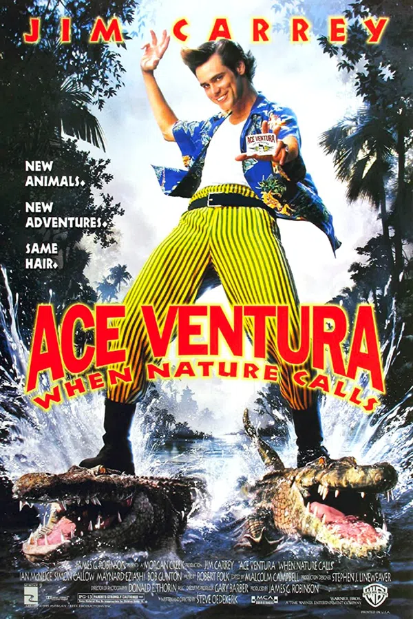 Poster phim Ace Ventura: Thiên nhiên vẫy gọi trên Xem Phim Fun